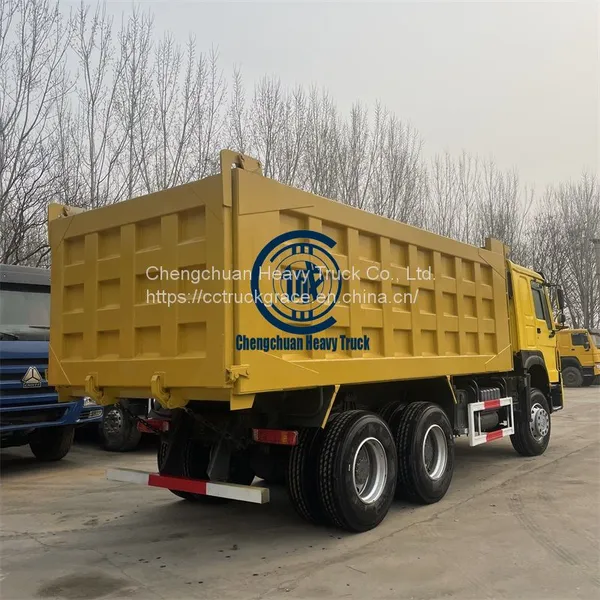 Second Hand Sinotruk Howo 99%New Dump Truck 6x4 375hp 371HP Dumper photo-5