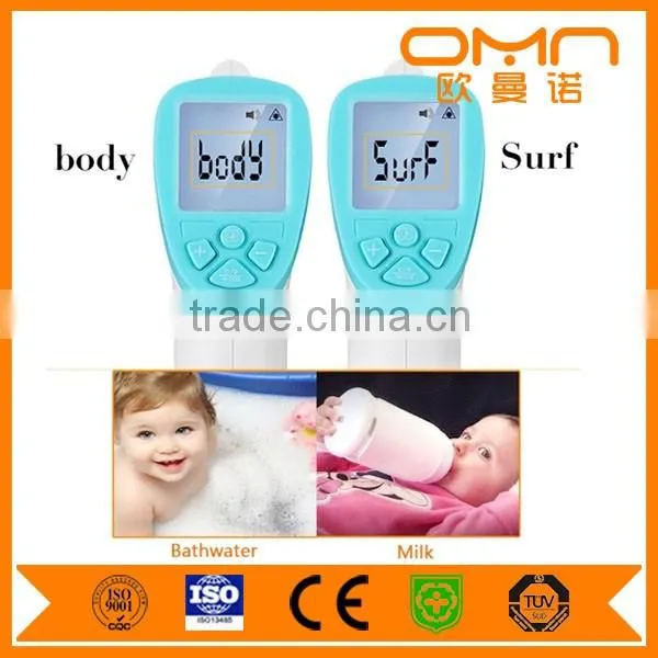 Multi-Function No Mercury Contactless Infrared Forehead Thermometer Fashion Gun Shape Baby/Adult Care Digital IR Thermometer photo-4