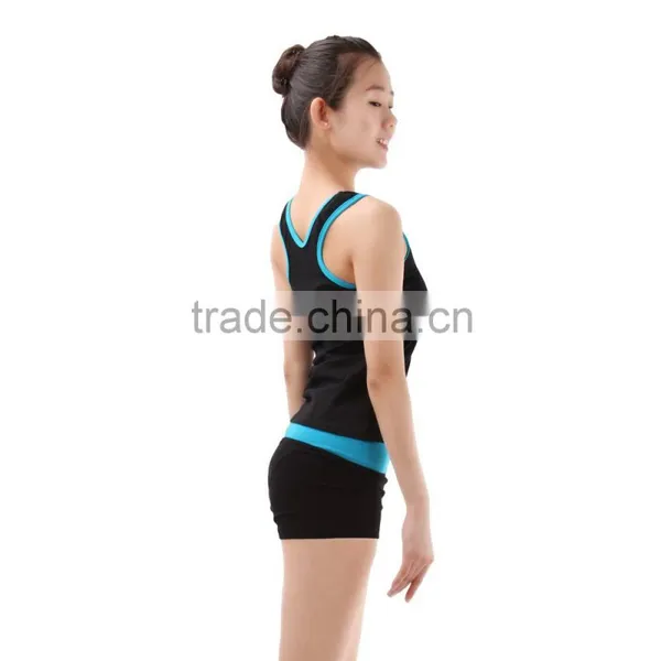 Dance and Sport Roll Down Waist Band Shorts With Slim Legs photo-2