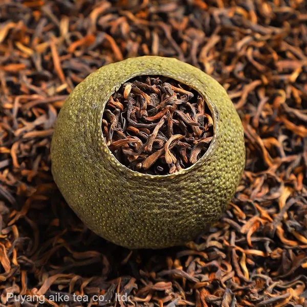 Xiaoqing Citrus Xinhui Picking Citrus Orange Peel and Pu'er Cooked Tea photo-5