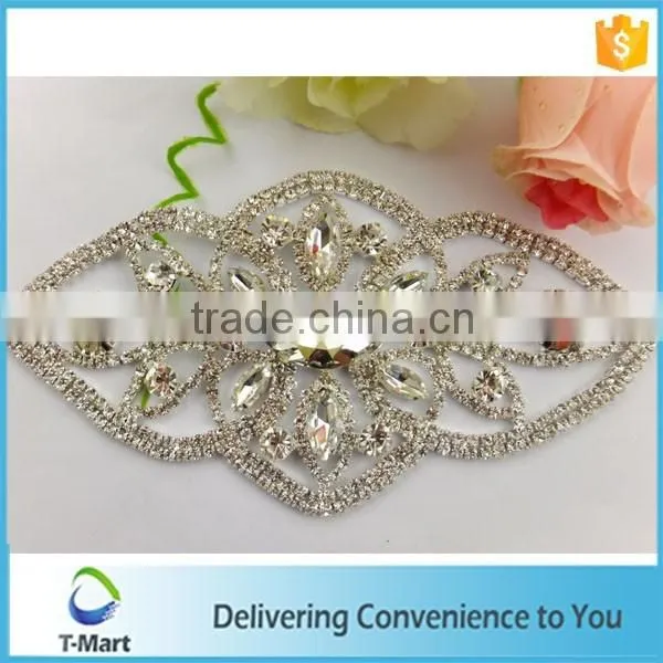 Glitter Crystal Rhinestone Applique for Lady Dress photo-2