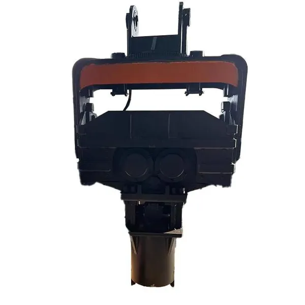 Excavator to Photovoltaic Pile Driver Solar Photovoltaic Pile High Frequency Vibration Hammer Steel Plate Cement Pile photo-6