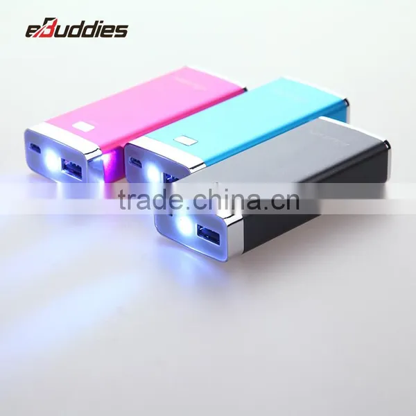 Promotional Metal 5200mah Single 18650 Battery Power Bank, Portable Chargers With LED Indicator photo-6