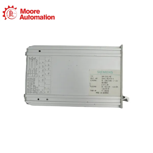 SIEMENS SMP-E431-A6 Power Supply Module photo-3