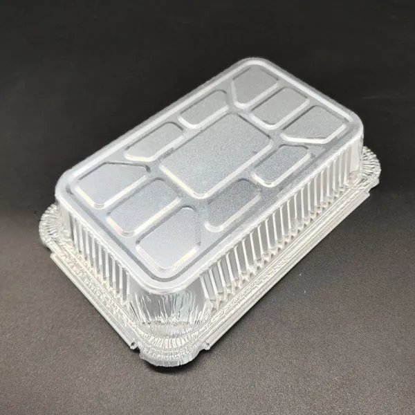 Longstar High Quality Rectangular Aluminum Foil Grill Pan for Baking Roasting Cooking and Catering Use photo-4