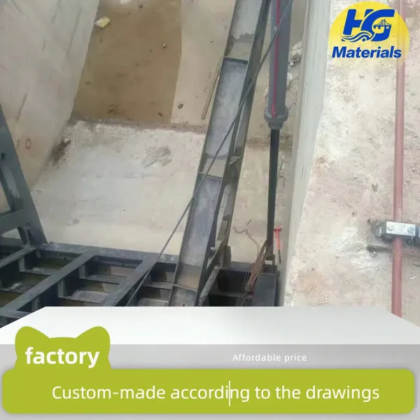 Arc Gate Channel Steel Gate, Plan Steel Gate, Hydraulic Engineering Channel Gate, Manual and Electric Valves
