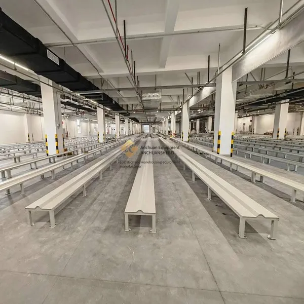 jinchuan non-standard agv steel pallet buffer storage rack, intelligent docking, efficient circulation, flexible buffering, reducing manual handling