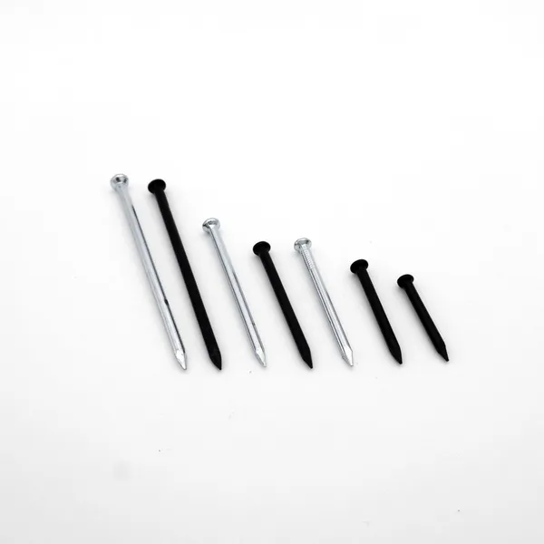 Black Concrete Steel Nails Smooth Shank 2