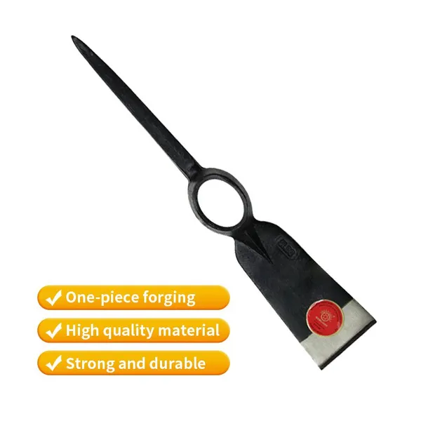 Heavy Duty Rail Steel Pickaxe Mattock With Wooden Handle Mining Pickaxe for Digging Farming Construction Tool Manufacturer photo-2