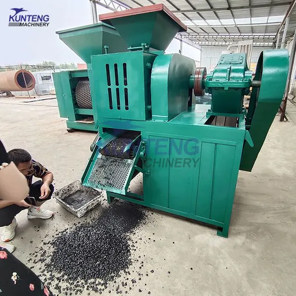 Automatic Coconut Shell Wood Sawdust Charcoal Coal Ball Briquette Production Line EPC photo-2