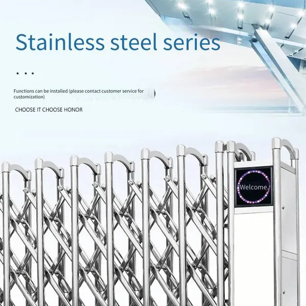 Wholesale, Installation and Custom-made of Complete Sets of Stainless Steel and Aluminum Alloy Electric Doors and Electric Retractable Doors for Jinsheng Factory, Construction Sites, Schools, Government Agencies, Enterprises, Scenic Areas, Villas and Hous