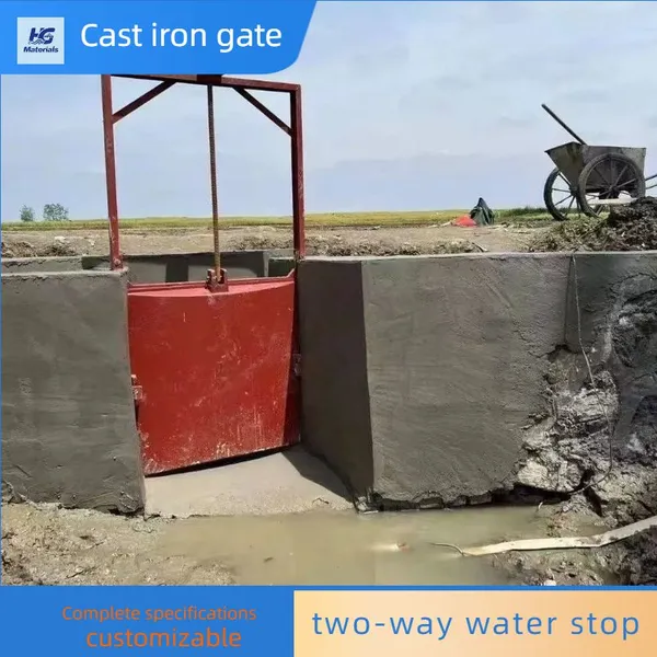 Channel Cast Iron Gate, Water Stop Gate for Large Rivers, Sewage Treatment and Water Conservancy photo-1