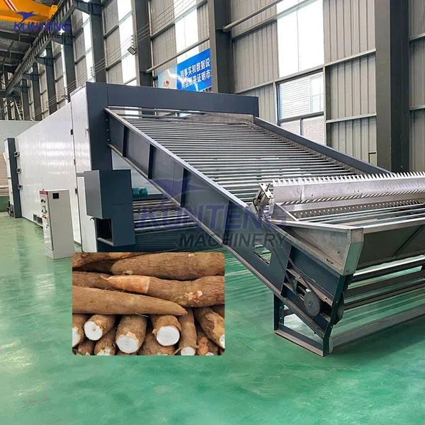 Mesh Belt Dryer Cassava Chip Charcoal Dryer Dried Cassava Chips Dryer Machine EPC
