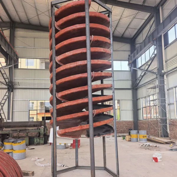 Linsmining Gold Mines Separator Gold Gravity Separator Machine Gold Spiral Concentrator Chute photo-3