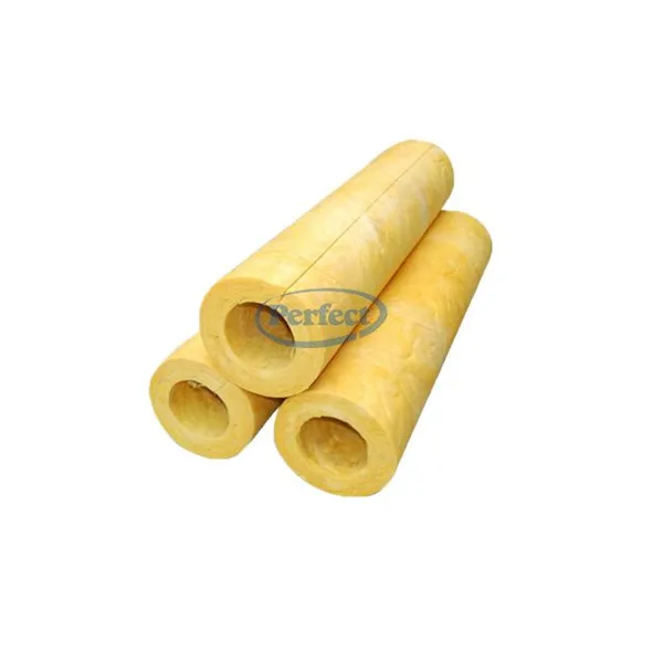 Glass Wool Pipe Insulation Pipe Section for HVAC and Building Service Pipes