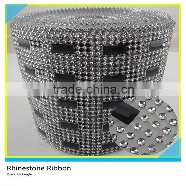 Plastic Diamante Rhinestone Ribbon Sew on 10 Yards 30 Rows Sivler Rhinestone Mesh Quality Choice photo-4