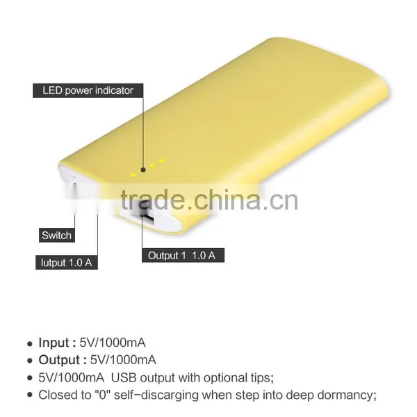 Slim 5000mah Power Bank CE ROHS FCC photo-3