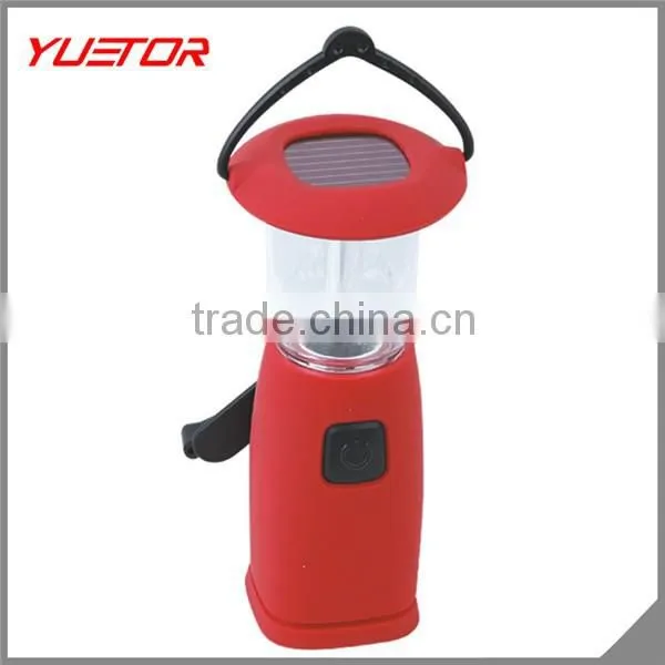 6 LED Hand-Cranking & Solar Camping Lantern photo-5