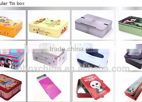 Customized Rectangular Metal cd Tin Box, cd Tin Case photo-5