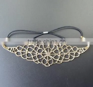 Europe and the United States Bride Luxury Shiny Diamond Crystal Stone Hair Band photo-3