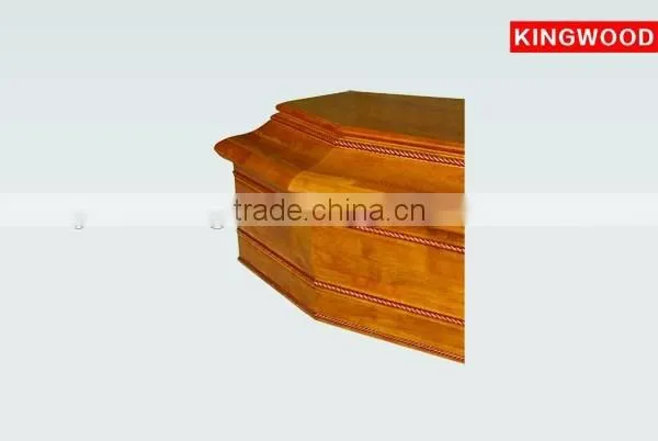 ITALIAN Cheapest Coffin Yuanfeng Wood Ataudes photo-4