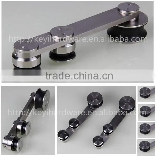High Quality Stainless Steel Glass Hanging Wheel /sliding Door Fitting (G-201) photo-2