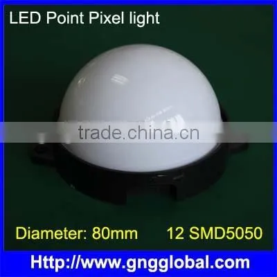 Diameter 80mm New Point Source Light Waterproof Full Color Led Point Light