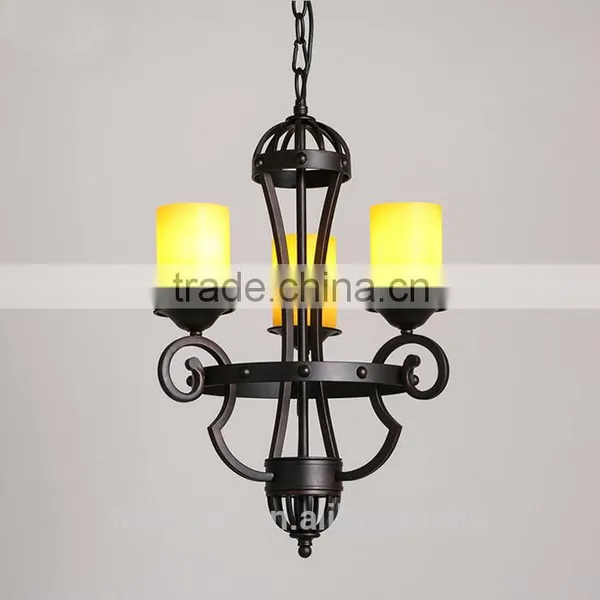 American Vintage Industrial Furniture Pendant Lighting With Glass Shade China Supplier