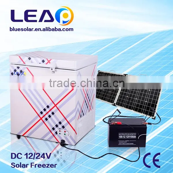 Leap солнечный морозильный шкаф 160 л, DC12V, солнечная панель 80 Вт, однокрыльный, хорошая цена