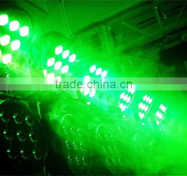 9 x 10W LED Par Light RGBW PAR 64 90W DMX512 Slim Effect DJ Stage Lighting photo-5