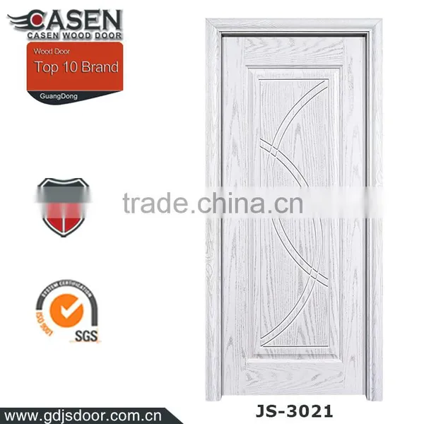 Hot Sale Modern White HDF Flush Wood Interior Swinging Doors photo-6