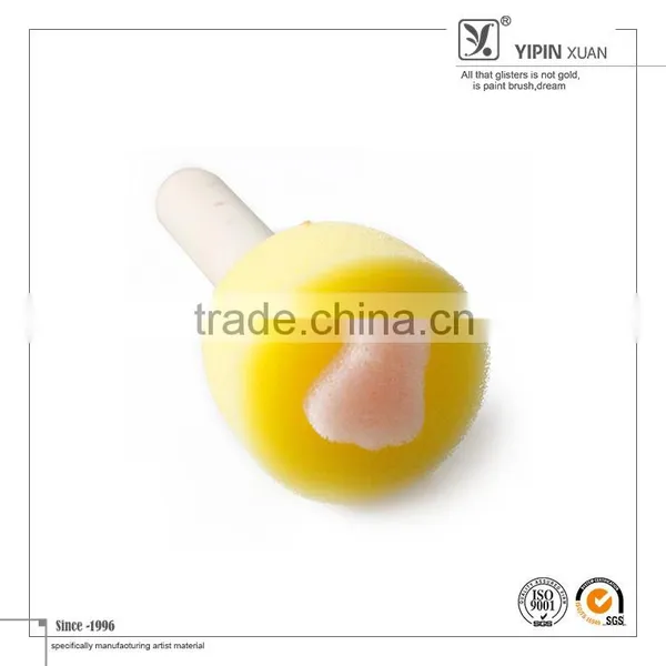 8 Pcs/set Colorful Wood Handle Foam Brush For Kids