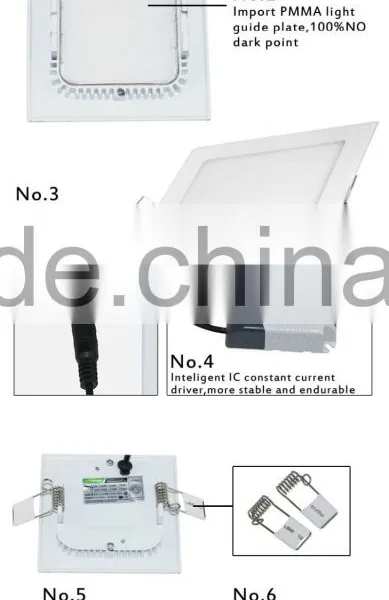 Flat Led 60x60 cm Square Led Panel Light photo-5