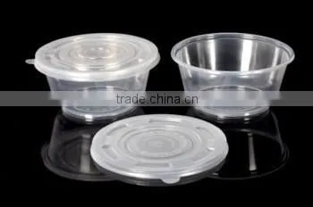 600ml Disposable Plastic Food Container