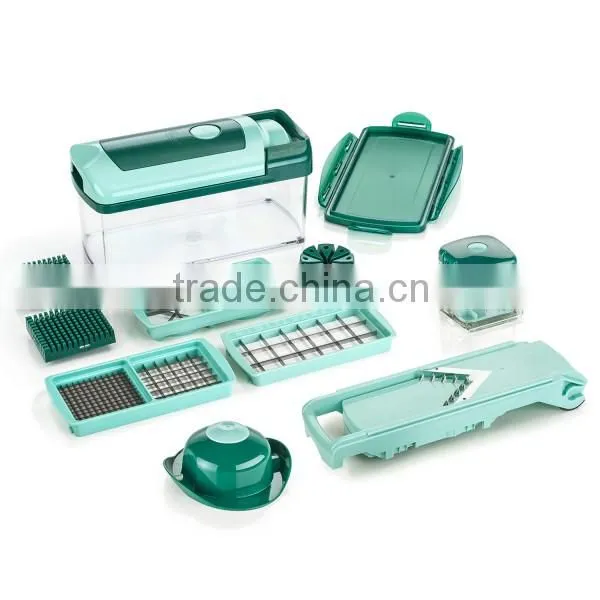 Multifunctional Slicer 13PC / Kitchen / Vegetable / Plastic / Stainless Steel Slicer