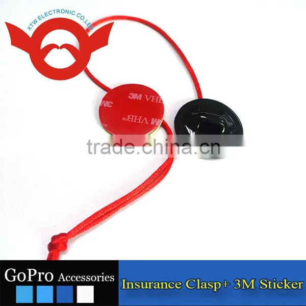 Insurance Clasp Safety Tethers With 3M Sticker for GoPro Hero 3+/3/2/1 Gp21 photo-2