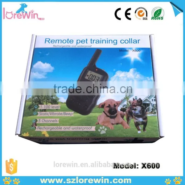 Big LCD Display Remote Electronic Dog Training Collar Cheap Waterpoor Remore Dog Training Collar photo-3