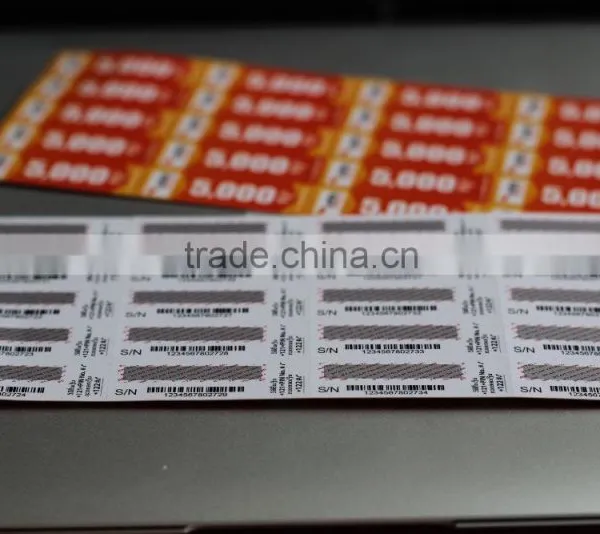 Telecom Use Paper Scratch Card Manufacturer photo-4