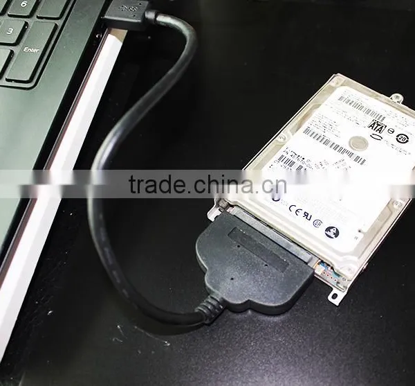 USB3.0 to Sata 22 Pin Hard Disk Drive Cable High Speed SSD Adapter Cable photo-5