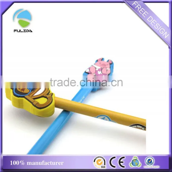 Cartoon Soft Rubber Plastic Pvc Pencil Caps Cover photo-2