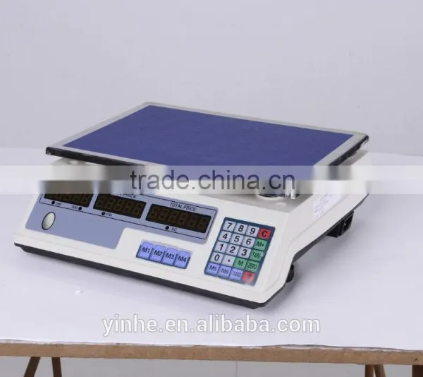 Double Sided Display Weighing Scale Label Printing Barcode Printing YY-219