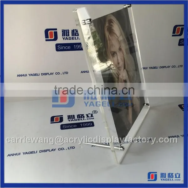 China Factory Hot Sale 8x10 Clear Acrylic Frames / Acrylic Maganetic Photo Frame photo-4