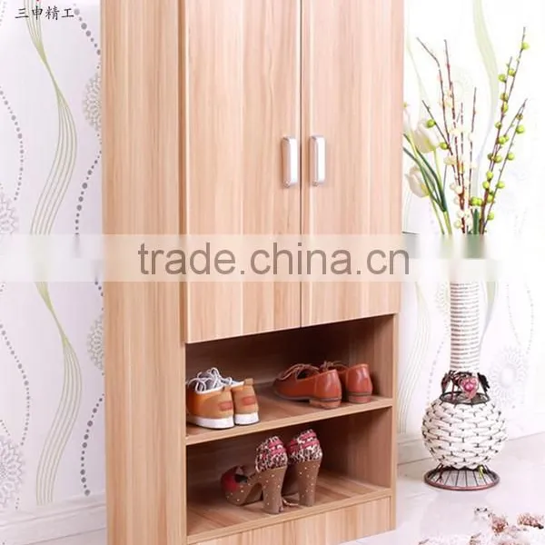 China Supplier Cheap Wooden Shoe Rack 50 Pairs