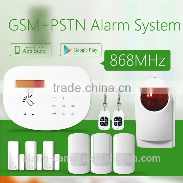 New Security Solution With Mobile Phone APP ! Burglarproof RFID Home Alarm & GSM SMS Security System photo-2