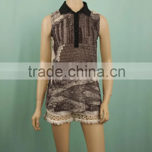 Girls Cool Summer Tops Ladies New Stylish Casual Tops Elegant Ladies Casual Tops Blouses 2015 photo-3