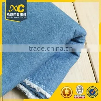 Woven 4.5 oz no Slub Cotton Poly Rolls of Denim Fabric for Man Jeans photo-3