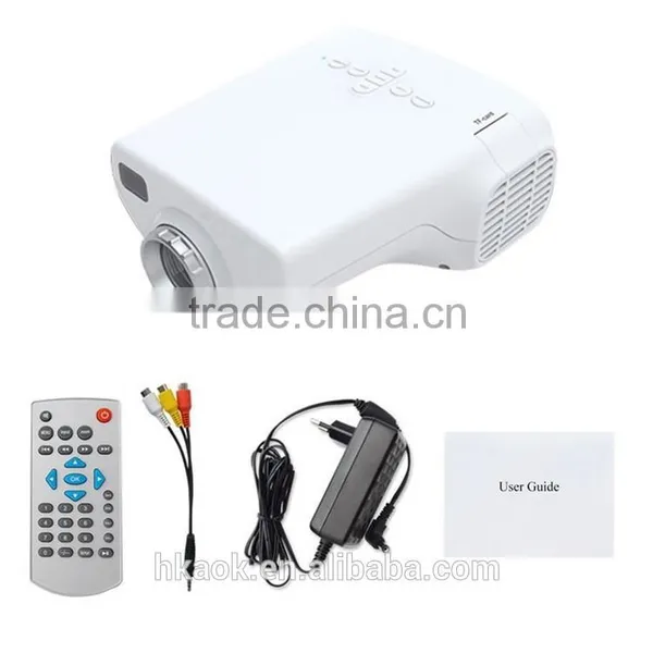 Mini Pico Portable Video Projector TV AV VGA A/V USB & SD With VGA HDMI Projector Projetor Beamer Wholesale photo-6
