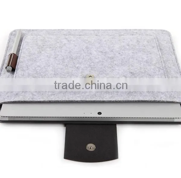 11" 12" 13" 15" Inch New Carrying Case Sleeve Pouch Laptop Wool Felt Protector Cover Bag for For