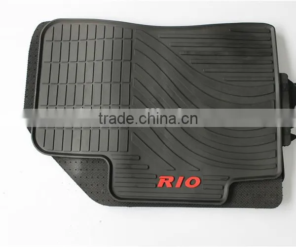 Auto Foot Mat Original Size Rubber Floor Liner for Kia Rio 2007 photo-2