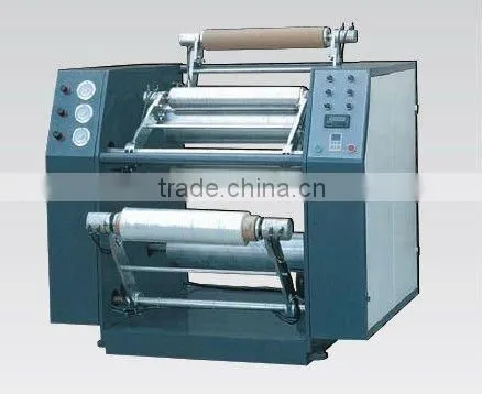 Automatic stretch film rewinder machine